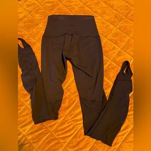 Lululemon stirrup leggings.
